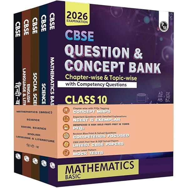 PW CBSE Question and Concept Bank (QCB) Class 10 Science